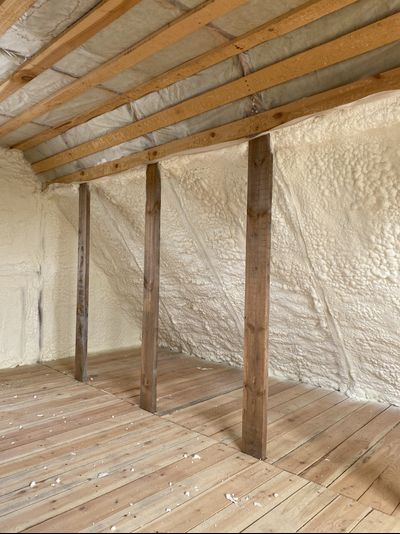 Утепление мансарды пенополиуретаном