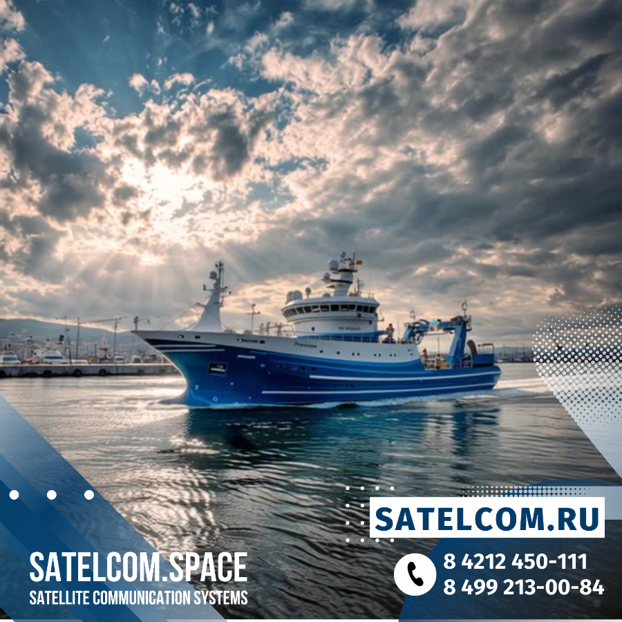 Спутниковые морские решения для рыболовных судов