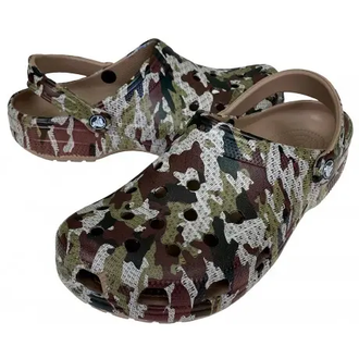 CROCS CLASSIC CLOG CAMO REX КОРИЧНЕВЫЕ