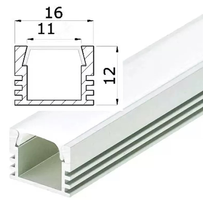 Алюминиевый профиль 4L-1612-SC ANOD КОМПЛЕКТНЫЙ