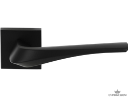 Ручка на квадратном основании VETTORE R06.135 MBP (Чёрный Матовый)