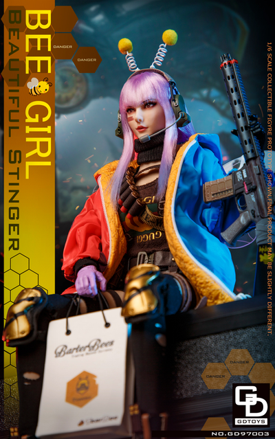 Пчелка, девушка-стрелок - КОЛЛЕКЦИОННАЯ ФИГУРКА 1/6 scale END BEE GIRL (GD97003) - GDTOYS