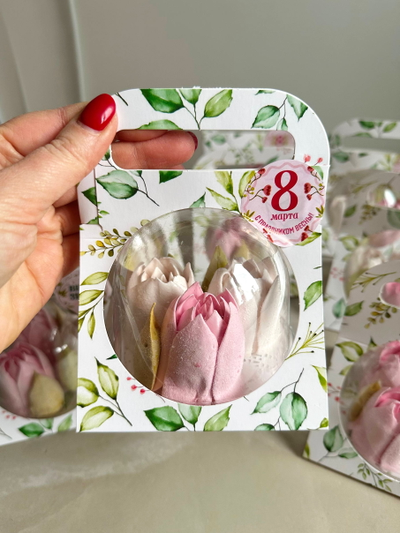 тюльпаны из зефира