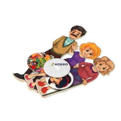 Моя семья фетр (86дет)