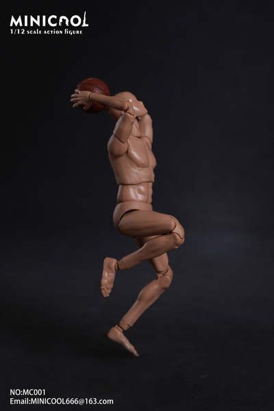 Мужское тело с фиксированной шеей - Коллекционная фигурка 1/12 scale 6-inch action figure male body (MC006) - MINI COOL