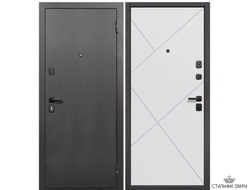 Гарда 7 см Серебро Белый матовый