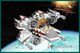 # 75032 Мини–«Истребитель X–Wing» с Фигуркой / X–Wing Fighter (Microfighter)