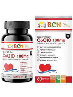 Коэнзим Q10 (60 капсул) BCN