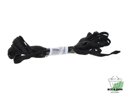 Резинка хозяйственная вязаная черная d=8мм   L5м