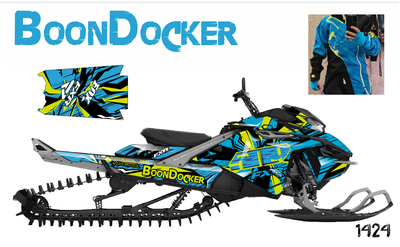 Наклейки на снегоход  Lynx boondocker 2017 2018 №1424