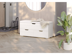 Диван ФЛИНТ 2-4201 Рамух белый