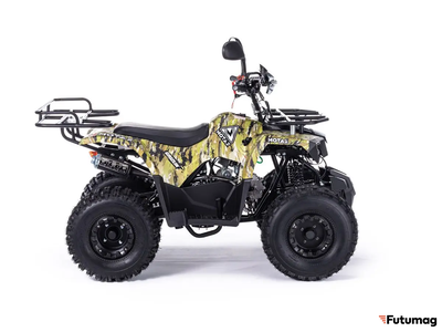 Квадроцикл MOTAX ATV Grizlik Premium 125cc Бензиновый зелёный камуфляж