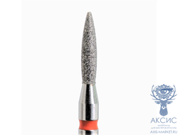 112728 Фреза алмазная головка КМИЗ Пламя острое ГСАП 1,8П-8М
