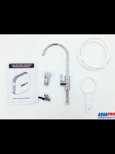 Безбаковая система обратного осмоса AquaPro AQB-600DF с дисплеем загрязненности картриджей