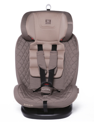 Автокресло Baby Care Shelter 0-36кг, IsoFix, поворотная база 360, Dark Beige / Beige