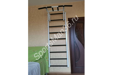 ШВЕДСКАЯ СТЕНКА РЕКОРД X1 (БЕЗ ОПОРЫ НА ПОЛ), ЦВЕТ БЕЛЫЙ.