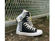 Кеды Converse All Star черные высокие 567309 Love Fear