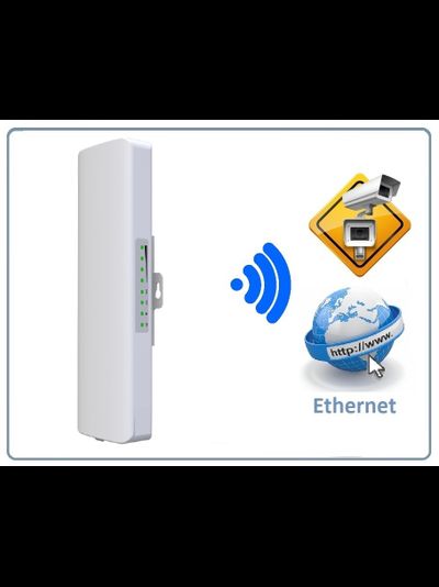 COMFAST CF-E312A V2 WiFi (5.8GHz) точка доступа уличной установки, рабочий диапазон температуры  -40°C ~ +55°C. со скоростью передачи данных до 300 мегабит/с на расстоянии до 5 км. (1 шт.)