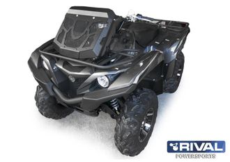 Вынос радиатора с шноркелем Rival 444.7150.1 для YAMAHA Grizzly 700 /Kodiak 2016- (Алюминий) (710*510*305)