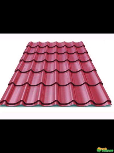 Металлочерепица Супермонтеррей RAL3005 (Красное вино) ПЭ 0,45мм