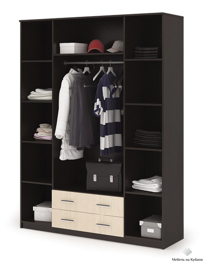 Гармония ШК 602 М Шкаф 4-х дверный Венге/Белфорт