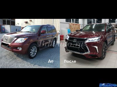 Рестайлинг Lexus LX570/LX450D TRD Superior из 2007-2015 в 2021
