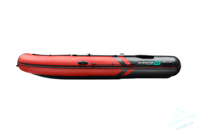 Лодка ПВХ Gladiator Jet E420SJet Красно-Чёрный