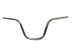 Руль X-brend, 590х25.4 мм, подъем 200 мм, дорожн., сталь, сереб.