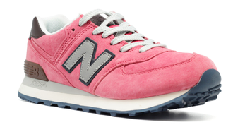 New Balance 574 Розовые с коричневым женские (36-41) Арт. 154MA