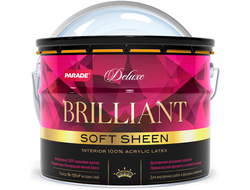 Полуматовая акриловая интерьерная краска премиум-класса PARADE DELUXE Brilliant Soft Sheen Бесцветная база C 9 л