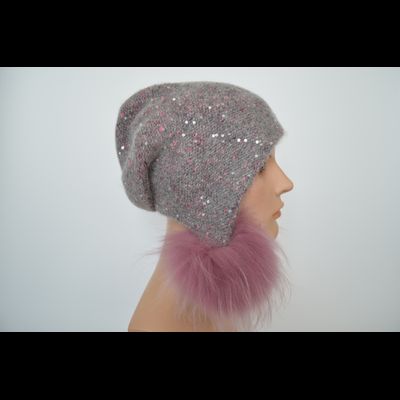 Шапка ушанка Vizio Италия 1010 PP 66  цвет 4-20