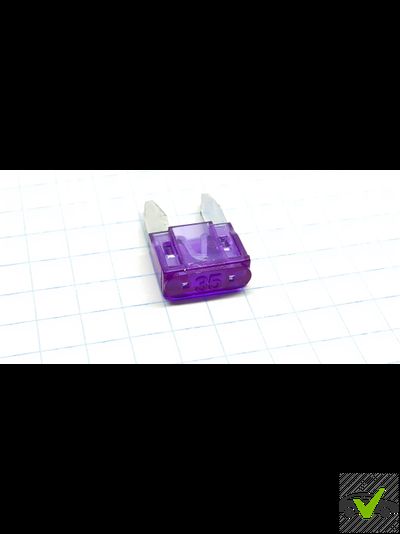 Предохранитель флажковый Mini 35A фиолетовый