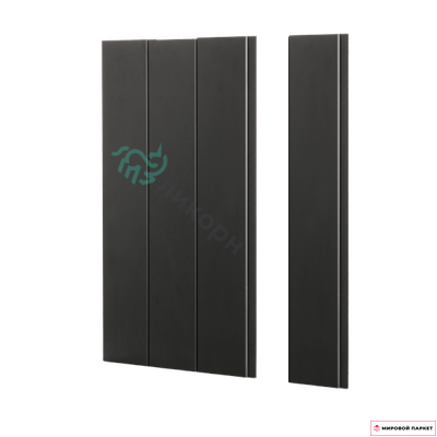 Скандинавские стеновые панели ЛИКОРН Чёрные