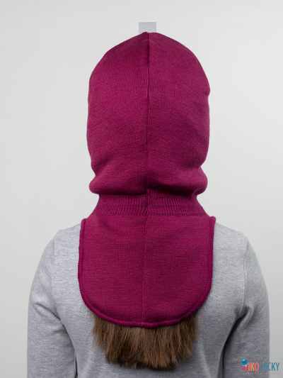 Шапка-шлем "NK"   20101-01, цвет рубиновый р. 50-52