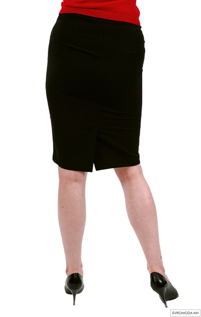 Юбка черная Linea Cinque Италия 30/21222 (р. 48/ 50 RU)