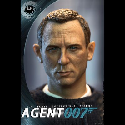 Джеймс Бонд (Дэниел Крейг, "Не время умирать") - КОЛЛЕКЦИОННАЯ ФИГУРКА 1/6 Agent 007 (BK-003) - BLACK 8 STUDIO