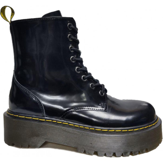 Ботинки Dr.Martens Jadon на толстой подошве лакированные черные в Ижевске