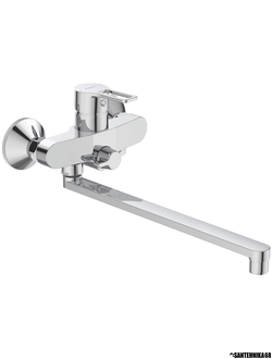 Смеситель для ванны и душа с длинным изливом VIDIMA HYPE BA400AA однорычажный