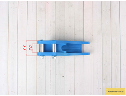Успокоитель цепи (ловушка) для питбайка пластиковая универсальная SM-PARTS синяя