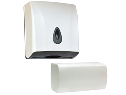 Листовые бумажные полотенца V(ZZ),Z-сложения и диспенсеры