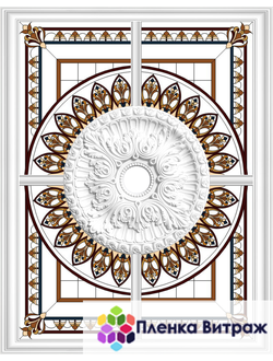 ВИТРАЖНАЯ ПЛЕНКА № Р-14