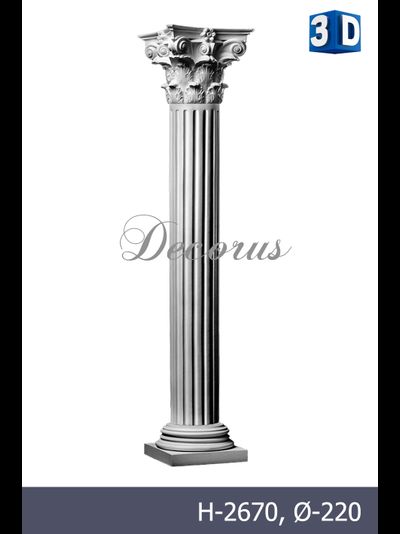 KLN-220-1 для интерьера и фасада дома из стеклопластика