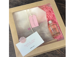 Подарочный набор "Чайный пакетик для ванны с розой и аромадиффузором"