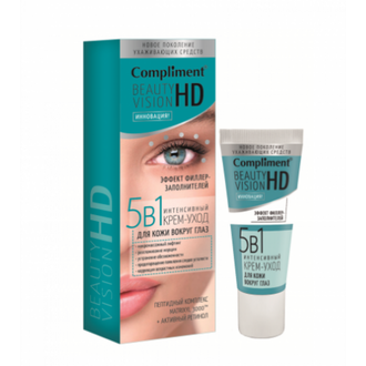 Compliment Beauty Vision HD Интенсивный КРЕМ-уход 5 в1 для кожи вокруг глаз 25мл
