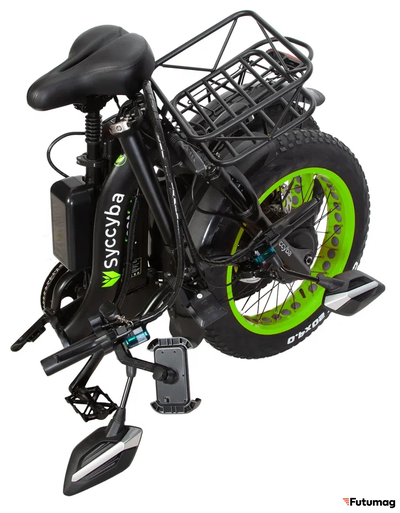 Электровелосипед Syccyba H2 (F11) DUAL 20AH зеленый