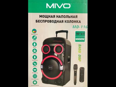 Мощная напольная беспроводная колонка MIVO MD- 116