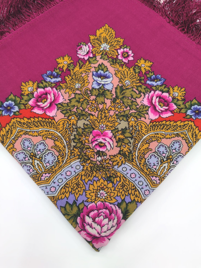 Павловопосадский платок Лесной ручей 1626-7