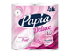 Бумага туалетная Papia DELUXE Парадизо4сл бел 100%ц втул 16,8м 140л 8рул/уп