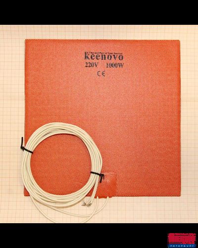 Гибкая нагревающая пластина 1000 Вт 220 В (200х200) Keenovo