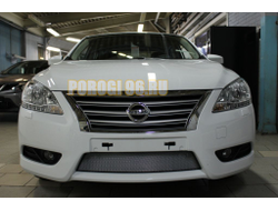 Защита радиатора Nissan Sentra 2014- chrome
